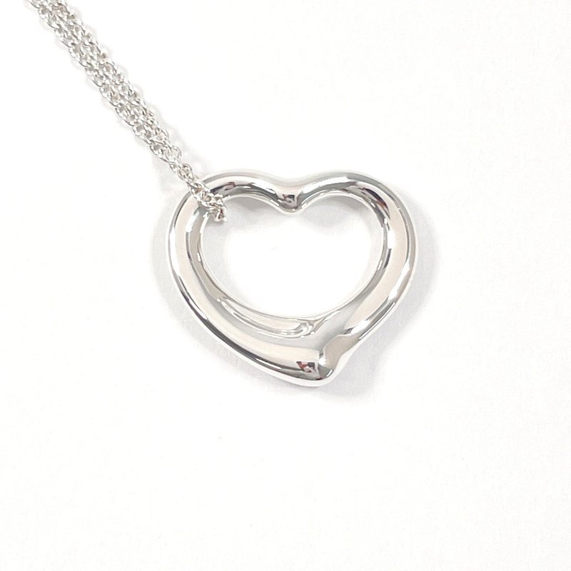 【日本直送 中古美品】ティファニー TIFFANY&Co. ネックレス ペンダント オープンハート エルサペレッティ シルバー925 - 項鍊 - 純銀 銀色