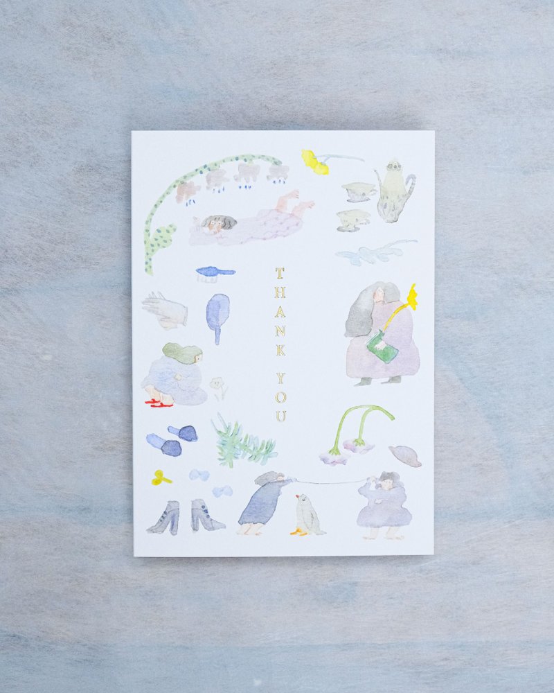 遊戲人間 感謝卡 - 卡片/明信片 - 紙 