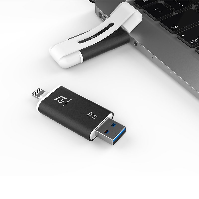 iKlips II 32GB Apple iOS USB3.1 two-way flash drive gray - อื่นๆ - โลหะ สีเทา