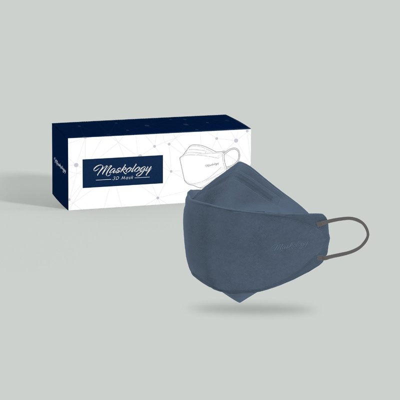 Maskology 3D mask 3D立體口罩 - Army Blue 軍藍 香港製造 - 口罩/口罩收納套 - 其他材質 藍色