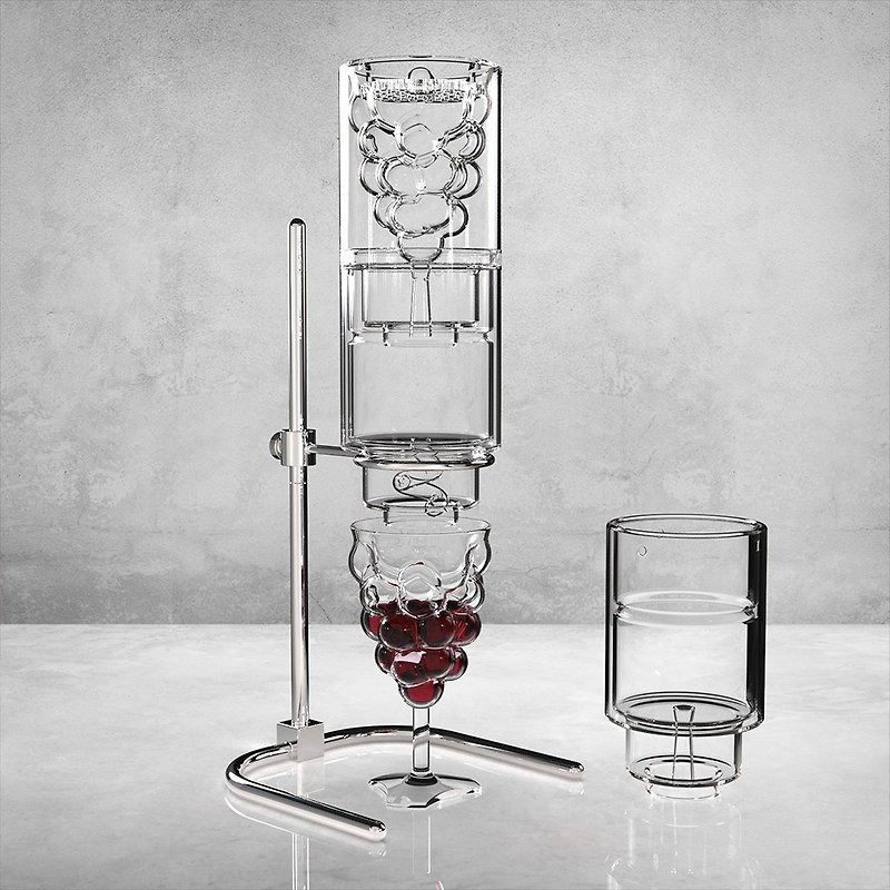 POLAR ICE - Dionysus 酒神醒酒器實驗套組(5件式) - 酒杯/酒器 - 玻璃 透明