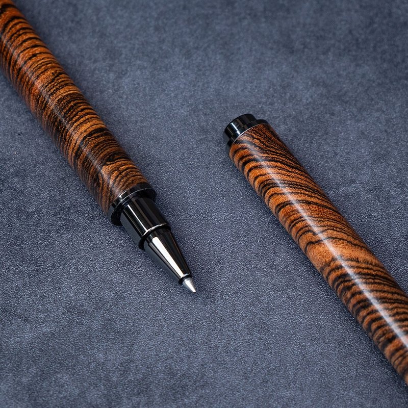 Handmade Wooden  Rollerball Pen | Magnetic | Pen Stand For Apple Pencil - ไส้ปากกาโรลเลอร์บอล - ไม้ 