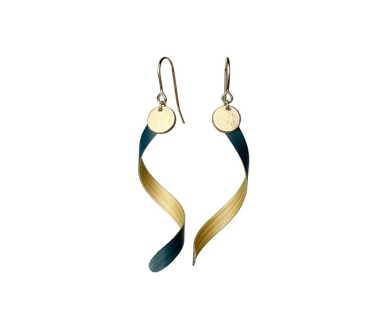 自然的路徑 - 台灣桂竹耳環 Trace of Nature - Bamboo Earring - 耳環/耳夾/耳骨夾 - 竹 紫色