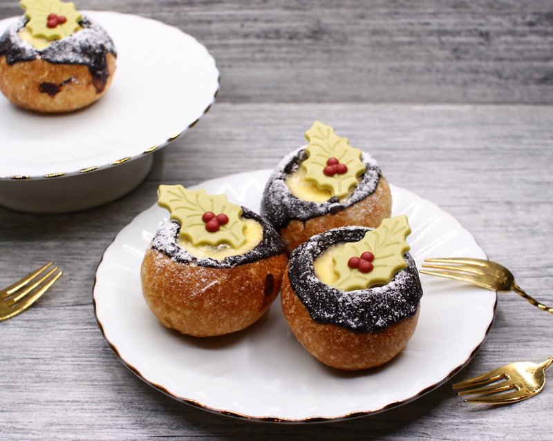 French Christmas pudding balls - Cake & Desserts - Fresh Ingredients Orange