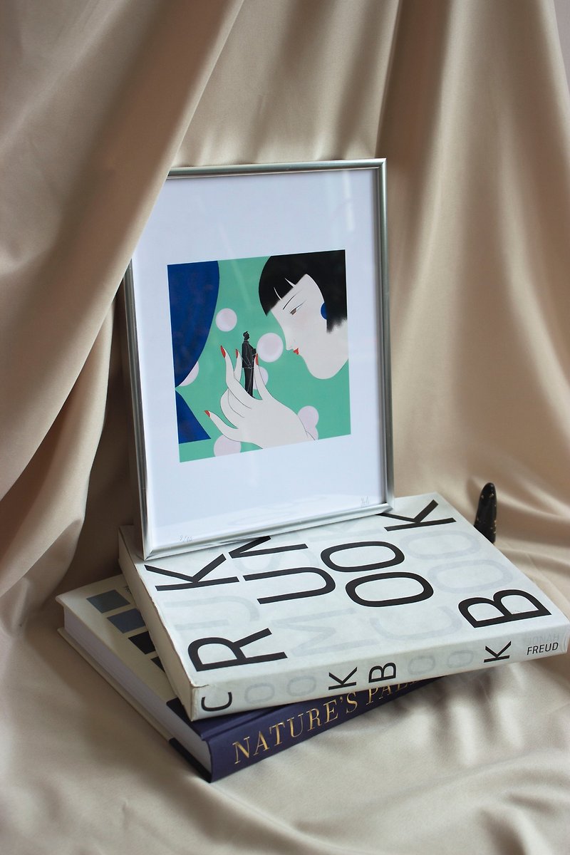 【Love Story】Hanging picture with Taiwan-made aluminum frame - Other - Other Metals 