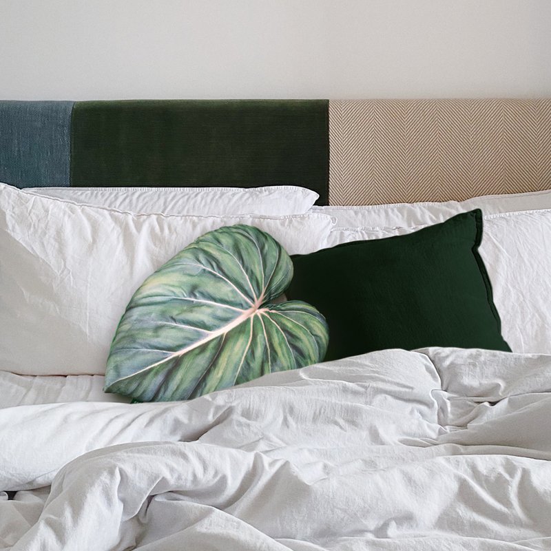 Mcdowell - Cushion (GGG) - Plants - Cotton & Hemp Green