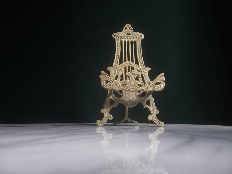 【老時光 OLD-TIME】早期二手歐洲銅製盤架相框架 - 擺飾/家飾品 - 其他材質 
