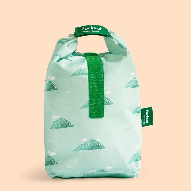 好日子 | Pockeat環保食物袋(大食袋)-玉山 - 便當盒/食物袋 - 塑膠 綠色