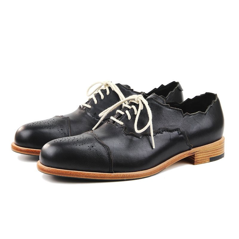 Oxford leather shoes Arthur M1168 Black - Men's Oxford Shoes - Genuine Leather Black