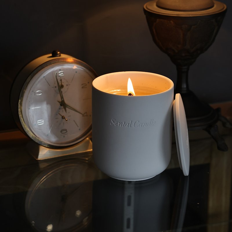 Sental Candle Ceramic Scented Candle - DAYDREAM - Candles & Candle Holders - Porcelain White