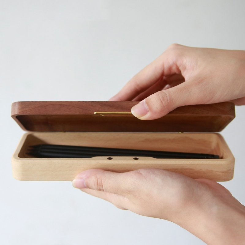 Good Partner-Wooden Pen Box (Limited) ─ Gift Packaging for Home and Office Small Items