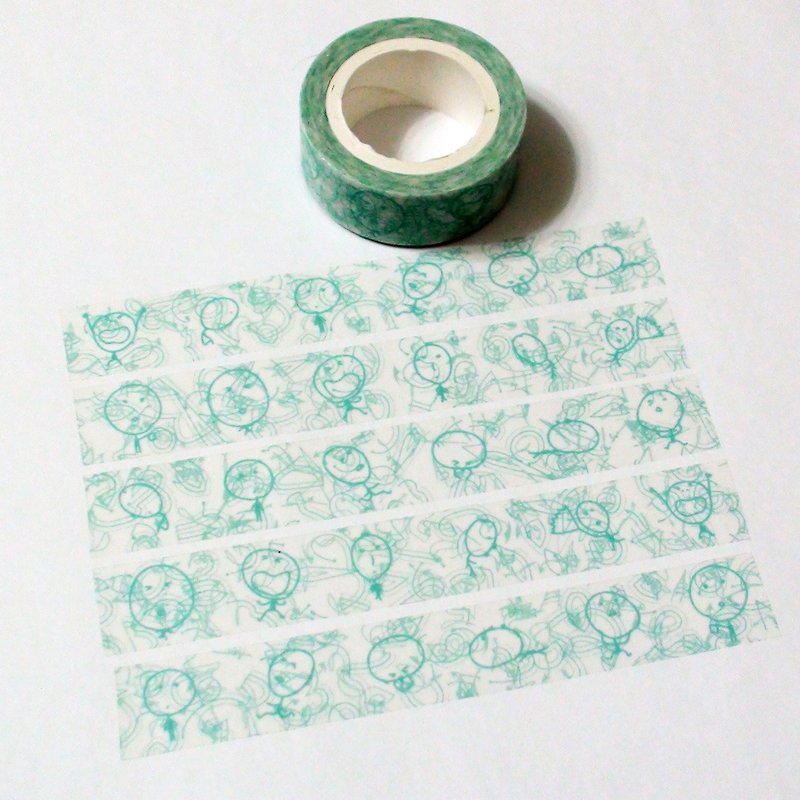 Masking Tape Blue Monday - Washi Tape - Paper 