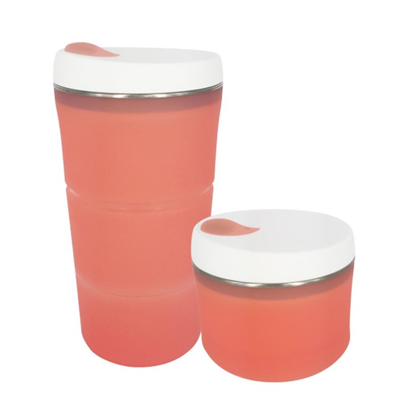 Qiao Li Cup - Sunshine Pomelo Fresh - Cups - Silicone Orange