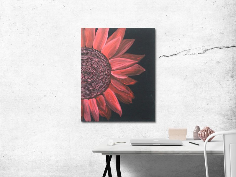 客廳畫 Flowers Painting, Plant Wall Art, Wall Decor, Kitchen Decor - 海報/掛畫/掛布 - 壓克力 多色