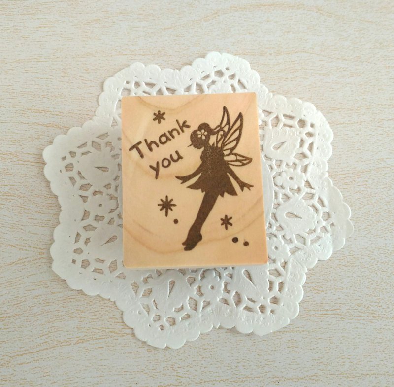 Fairy 's Thank you Eraser rubber - Stamps & Stamp Pads - Rubber 