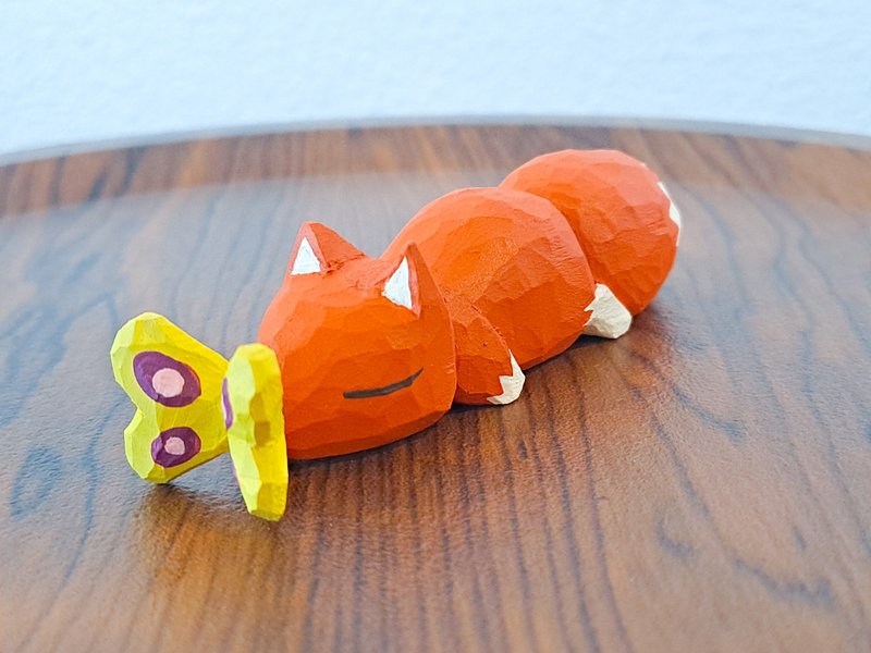 Sleepy Fox V.3.2 - 玩偶/公仔 - 木頭 