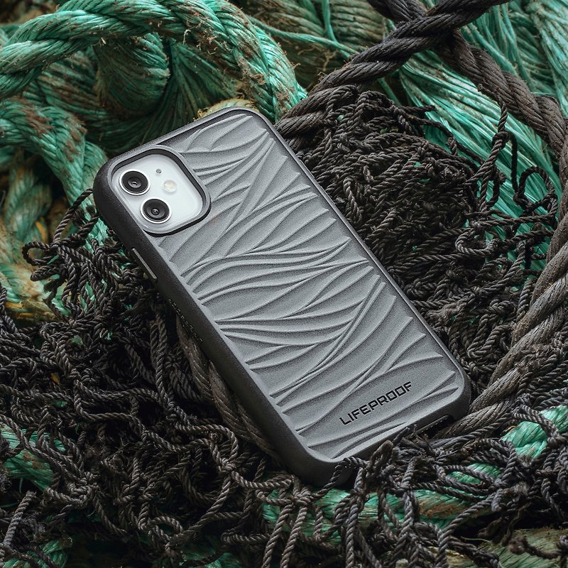 iPhone 12 系列 WAKE 防摔海洋再生保護殼-黑 - 手機殼/手機套 - 環保材質 多色