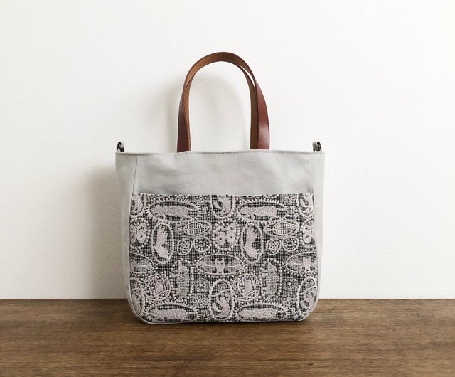 ⚮̈﻿ミナペルホネン jungle reliefトートバッグ トートバッグ ミナペルホネン jungle relief ハンドメイド - ショップ