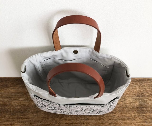 ⚮̈﻿ミナペルホネン jungle reliefトートバッグ トートバッグ ミナペルホネン jungle relief ハンドメイド