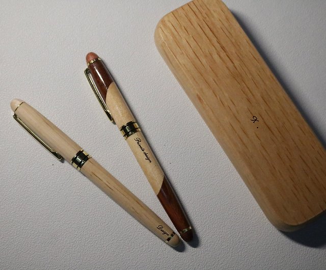 Wood Pen & Matching Gift Box, Bamboo, Pen Gift Set