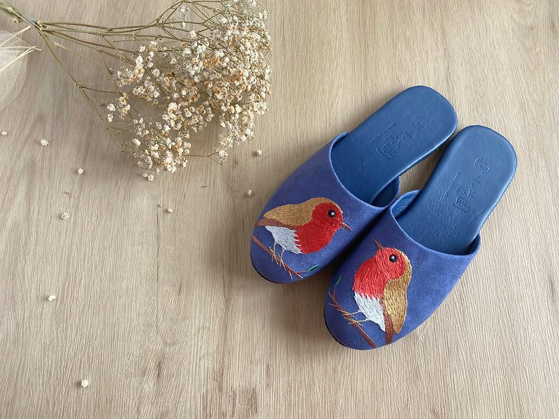 Indoor shoes: Robin (blue)