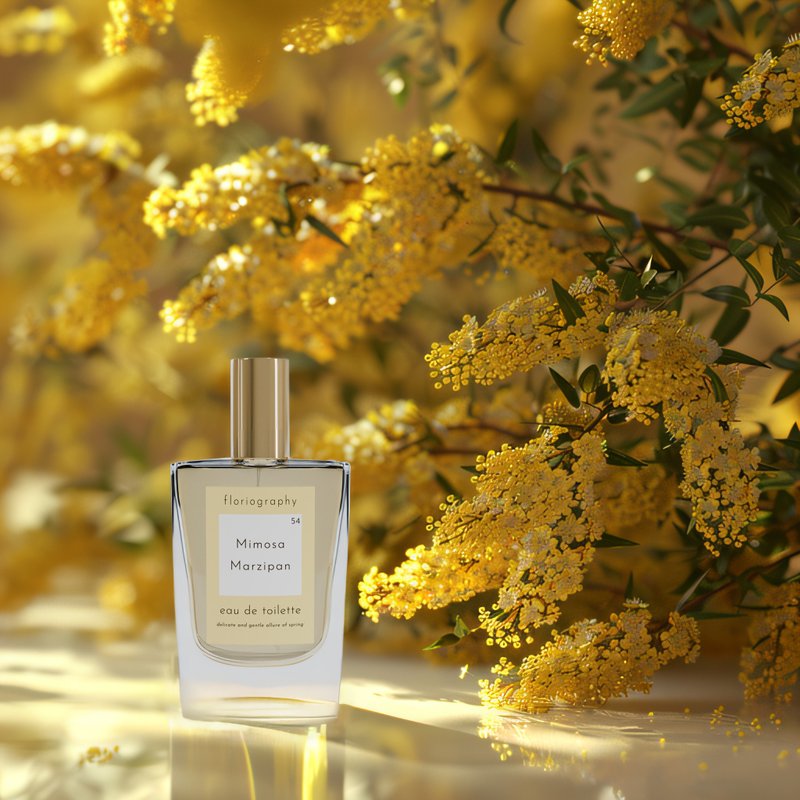 【2023 Spring Release】No.54 Mimosa Marzipan Perfume | Mimosa | Almonds - Perfumes & Balms - Other Materials Yellow