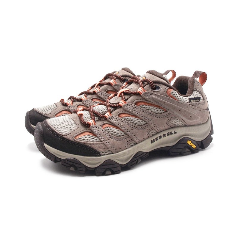 MERRELL MOAB 3 GORE-TEX Waterproof Suburban Hiking Shoes for Women - Latte Brown - Women's Running Shoes - Waterproof Material 