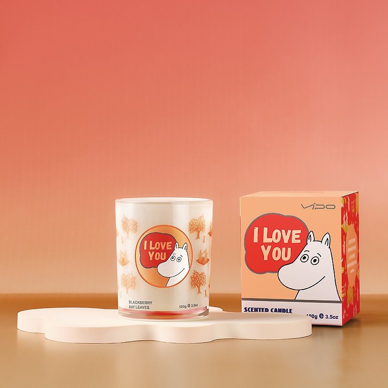 VIPO Lulumi Mooming family expresses their feelings gift scented candle 150g - LOVE fragrance - น้ำหอม - วัสดุอื่นๆ 