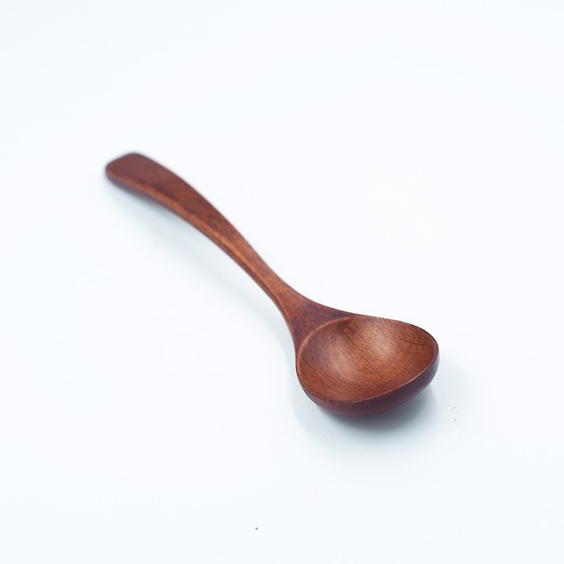 Handmade wooden tableware - Taichung famous daily lacquer ware, natural tree lacquer and beech spoons - Cutlery & Flatware - Wood Brown