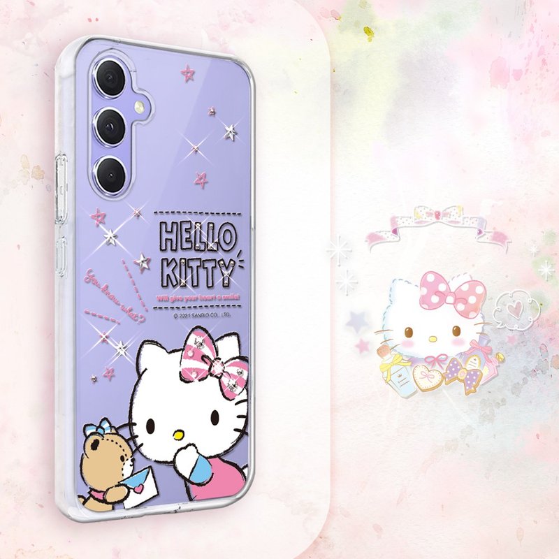 Samsung Galaxy A55/A54/A53/A35 薄型軽量軍事規格落下防止クリスタルケース - Katie Whisper - スマホケース・カバー - その他の素材 多色