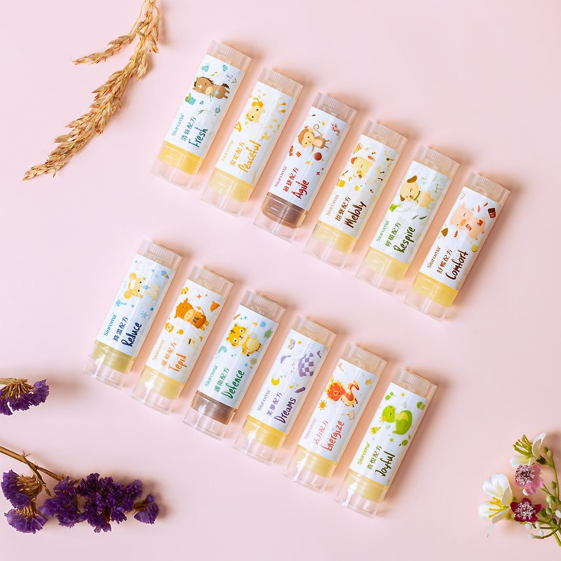 [New product test run Pinkoi exclusive] Children's health series essential oil cream 6 or 12 combination purchase - Fragrances - Essential Oils Multicolor