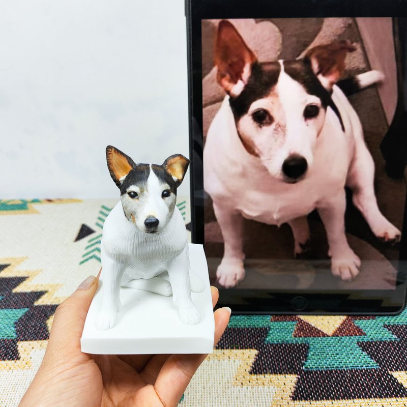 Customized dogs, pets, plush toys, furry children, portrait paintings, similar - Stuffed Dolls & Figurines - Clay Multicolor