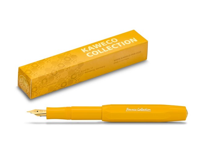 ドイツ製 KAWECO COLLECTIONシリーズ 万年筆 ハニーイエローF