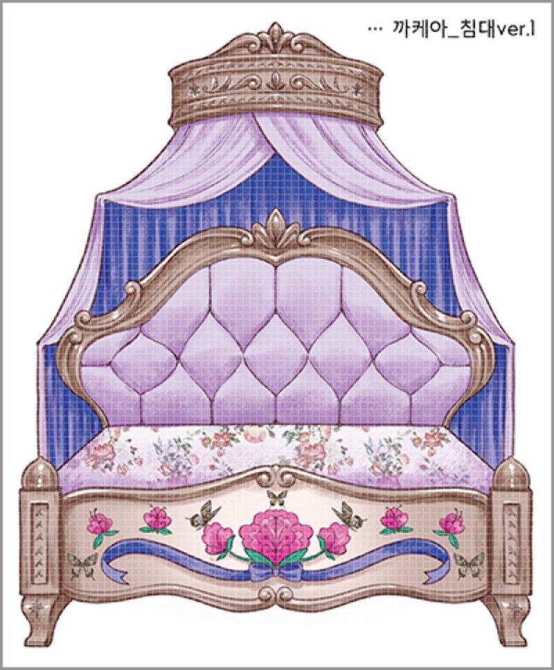 Kakea bed 6types (blackraccoon) Vintage collage design paper sticker - 貼紙 - 紙 多色