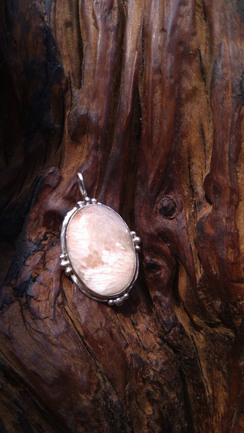 Calcite sterling silver pendant necklace - Necklaces - Silver 