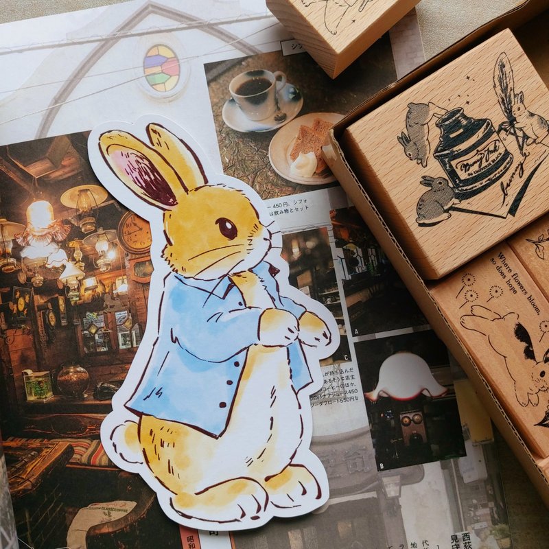 Rabbit Alien Postcard - การ์ด/โปสการ์ด - กระดาษ 