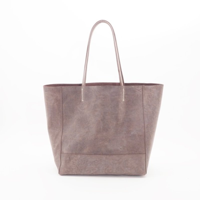 cowleather machi L tote（Tモロー）/牛革/伊タンニン/T029 - 手袋/手提包 - 真皮 