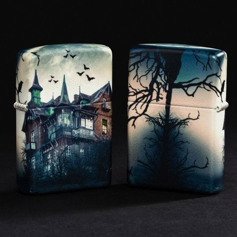 [ZIPPO Official Flagship Store] Horror House Windproof Lighter 48922 - Other - Copper & Brass Multicolor