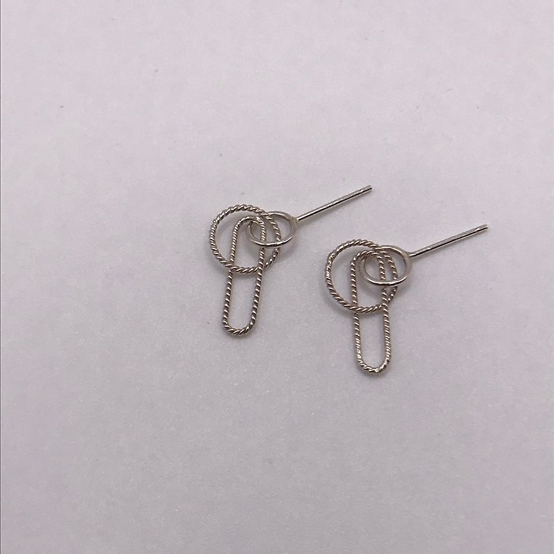 Several pattern ear pin earrings - ต่างหู - เงินแท้ 