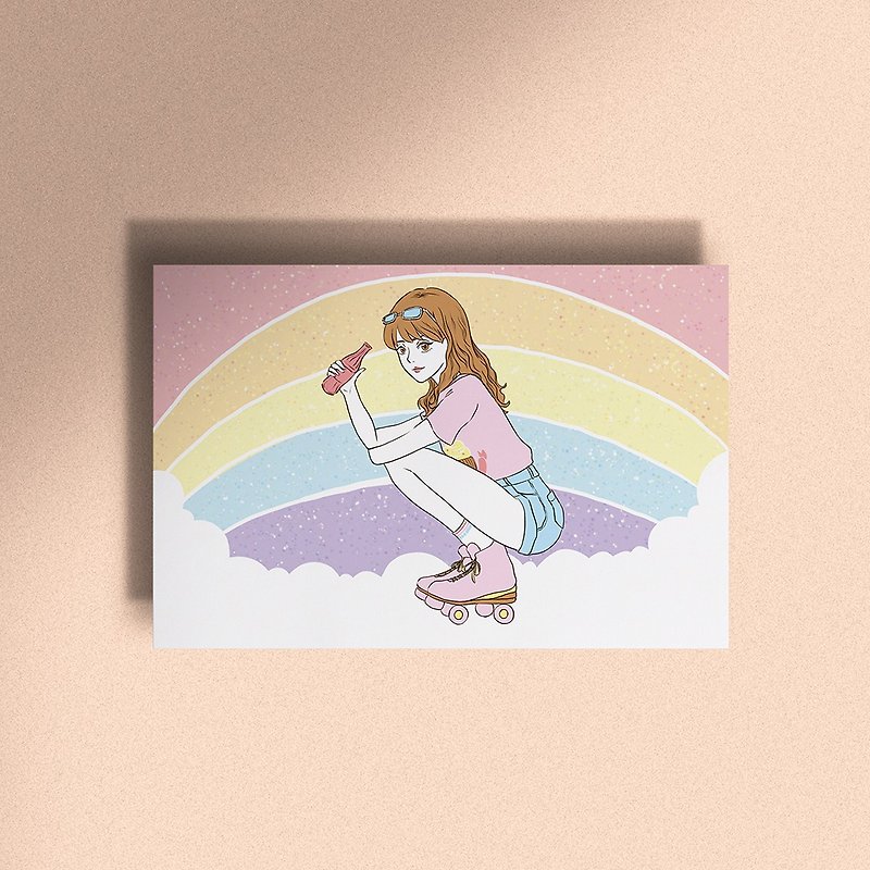 Postcard - Rainbow Rainbow - การ์ด/โปสการ์ด - กระดาษ หลากหลายสี