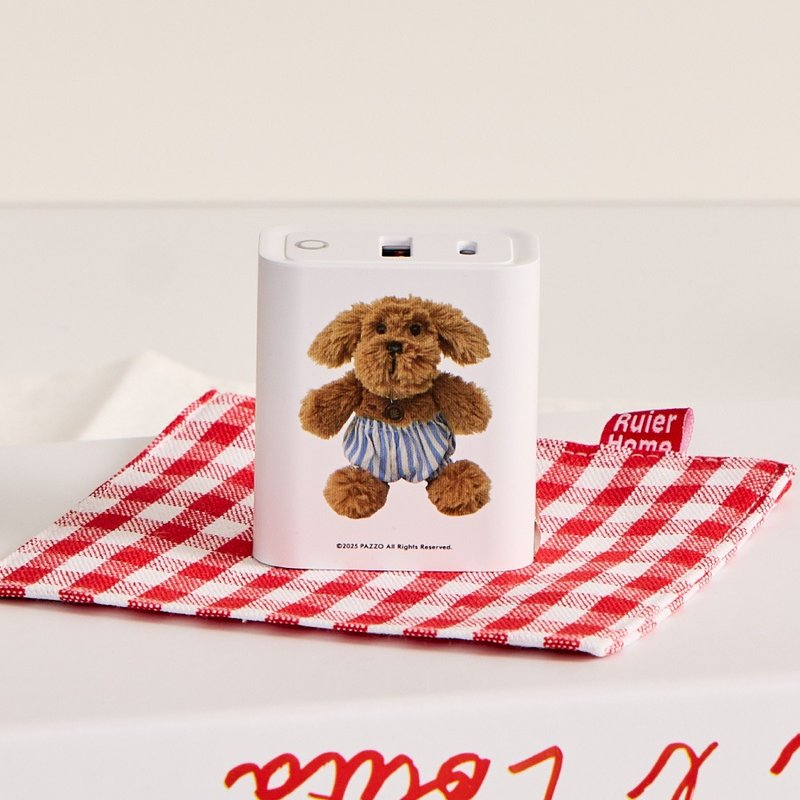 PARIS PETS狗狗大集合USB3.0+PD20W雙孔充電器 - 科技小物 - 塑膠 多色