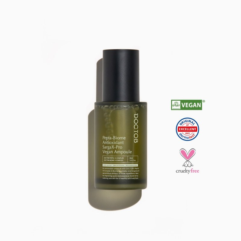 Pepta-Biome Sarga X Intensive Repair & Revitalizing Ampoule - DOCTOR Korean Vegan Skincare - เอสเซ้นซ์/แอมพูล - วัสดุอื่นๆ 