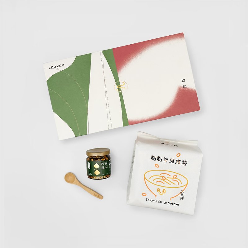 Chuyun Chuxin Chunsui-Sesame sauce classic gift box - บะหมี่ - วัสดุอื่นๆ 