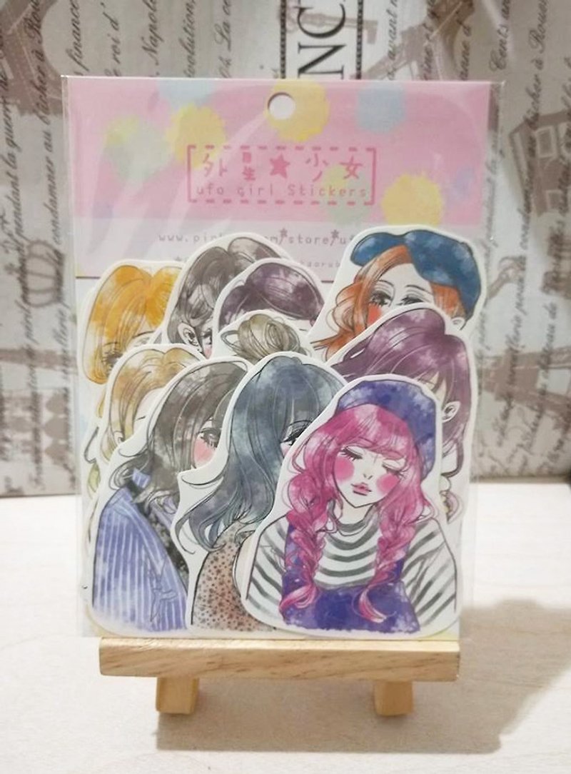 Magazine girls stickers set - Stickers - Paper Pink