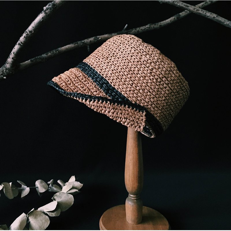 手織り材料パッケージ - キャップに沿って麦わらの帽子を回すの印象 - 木工/竹細工/ペーパークラフト - 紙 