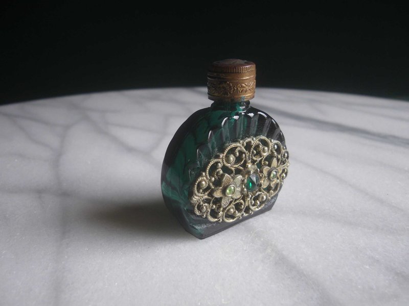 【老時光 OLD-TIME】早期二手捷克精緻手工製作隨身香水瓶 - 擺飾/家飾品 - 其他材質 