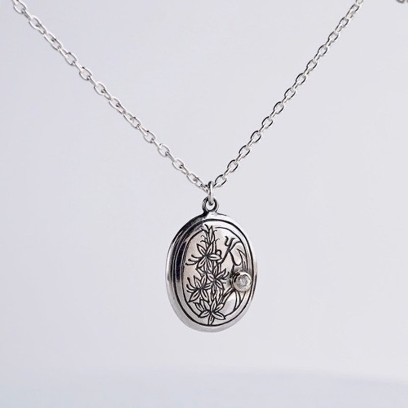 [K] Initial pendant [P045SV] - 項鍊 - 其他金屬 