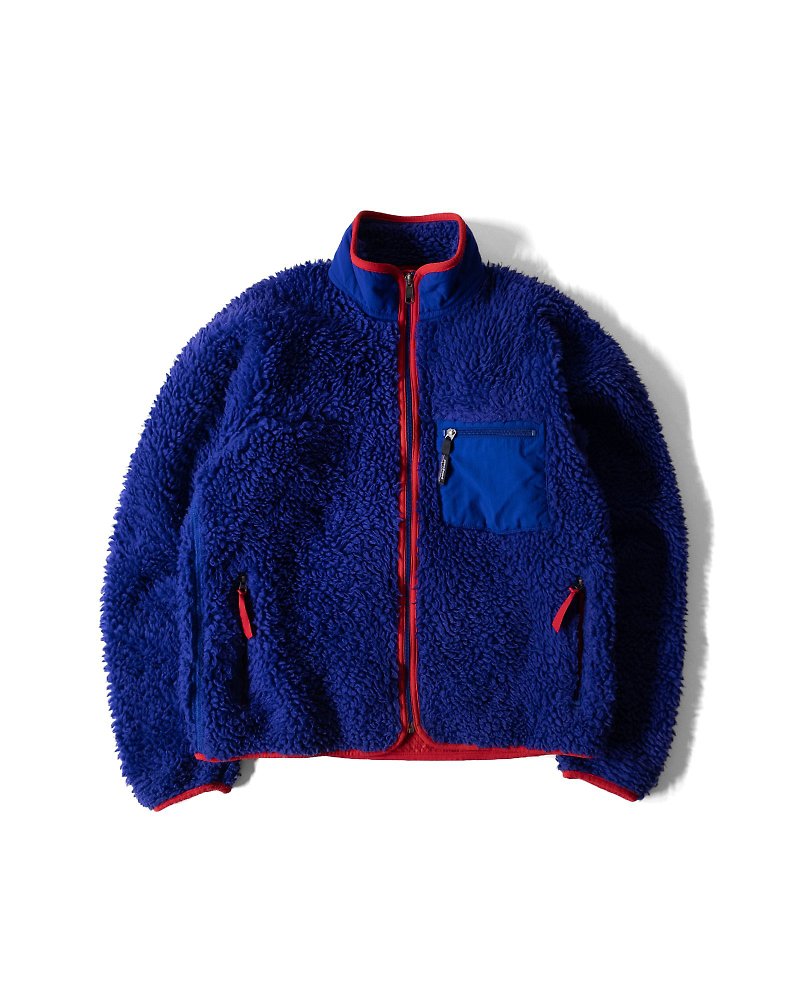 A PRANK DOLLY -品牌PATAGONIA Retro-X Deep Pile寶藍長刷毛外 - 女大衣/外套 - 聚酯纖維 藍色