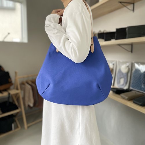 [2022 new color / new size] No. 8 canvas and extra-thick round tote