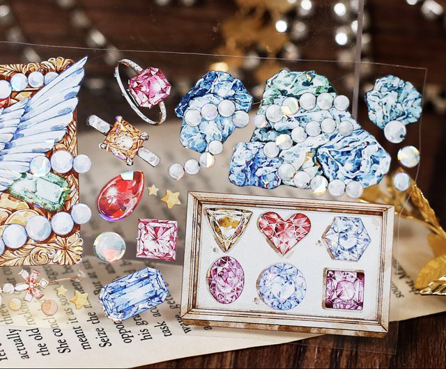 Get Rich Gem Wealth Manuscript (Good Omen) PET紙テープ シェル